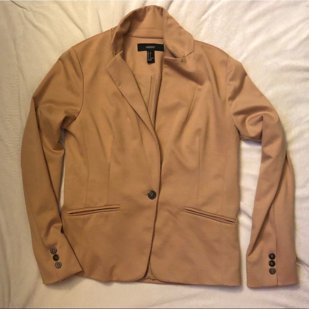 Forever 21 tan blazer